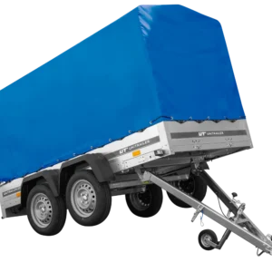 ita pl przyczepka dwuosiowa 264x125 unitrailer garden 264 2 kipp ze stelazem h 1100 i plandeka niebieska 17171 4.webp